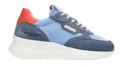 Shabbies Amsterdam Women Veda Ava Sneaker Nylon Jeans Blue