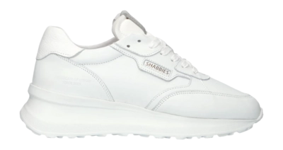 Baskets Shabbies Amsterdam Femme Veda Ava Baskets Leather White