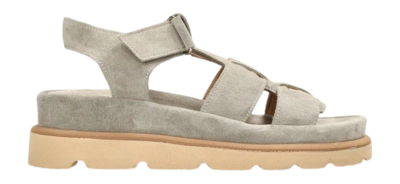 Shabbies Amsterdam Women Wana Sandal Suede Sage Green