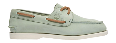 Chaussures Bateau Timberland Femme Classic Boat Shoe Light Green Nubuck