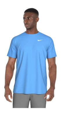 Sports shirt  Nike Men Essential Hydroguard Solid University Blue
