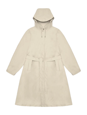Raincoat RAINS Women A-Line Longer Jacket Dune