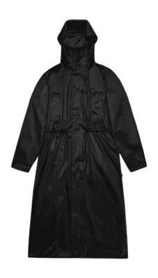 Regenjas RAINS Unisex Bold Longest Jacket Black Grain