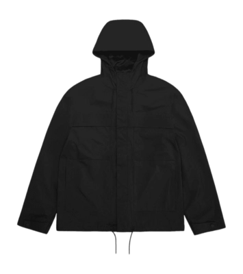 Jas RAINS Unisex Suva Hardshell Cargo Jacket Black