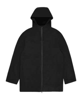 Jas RAINS Unisex Suva Hardshell Long Jacket Black