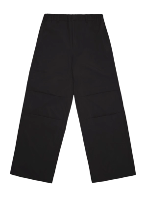 Broek RAINS Unisex Suva Hardshell Pants Wide Black