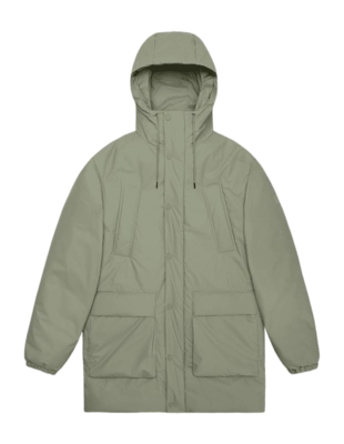 Jacke RAINS Lohja Long Insulated Cargo Jacket Unisex Drift