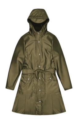 Regenjas RAINS Women Curve Long Jacket Revel