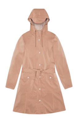 Regenjas RAINS Women Curve Long Jacket Coy