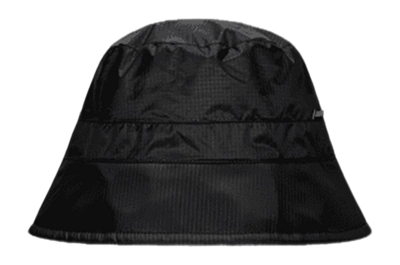 Vissershoed RAINS Unisex Bucket Hat Ripstop Black