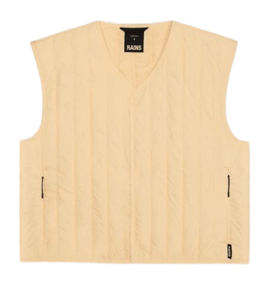 Bodywarmer RAINS Unisex Banja Short Liner Vest Gleam