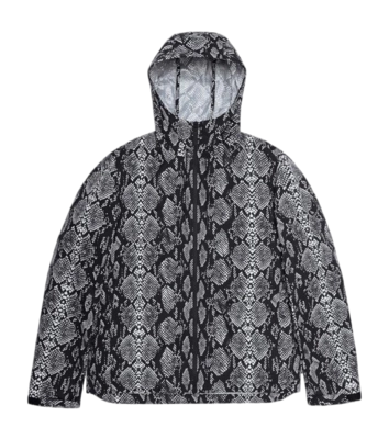 Jas RAINS Unisex Snake Mito Jacket Black