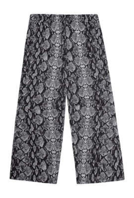 Broek RAINS Unisex Snake Mito Pants Wide Black