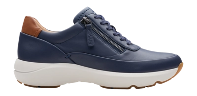 Sneaker Clarks Women Tivoli Zip Navy