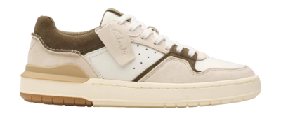 Sneaker Clarks Men Courtlite2 Lo Dark Olive