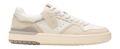 Sneaker Clarks Men Courtlite2 Lo Off White