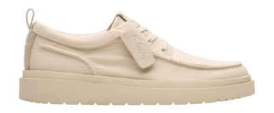 Chaussures à Lacets Clarks Homme Polden Moc Off White