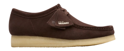 Veterschoen Clarks Originals Men Wallabee Dark Brown