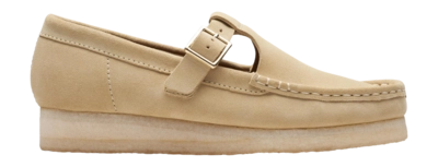 Mocassin Clarks Originals Women Wallabee T Bar Maple