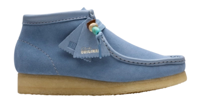 Boots Clarks Originals Women Wallabee Boot Powder Blue