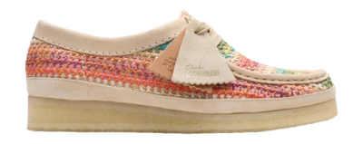 Veterschoen Clarks Originals Women Wallabee Multicolour Raffia