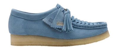 Veterschoen Clarks Originals Women Wallabee Weave Powder Blue