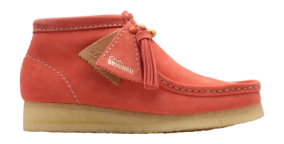 Boots Clarks Originals Women Wallabee Boot Coral