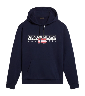 Pull à Capuche Napapijri Homme Aylmer Blu Marine
