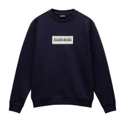 Jumper Napapijri Men Box Logo Crew Blue Marine 25