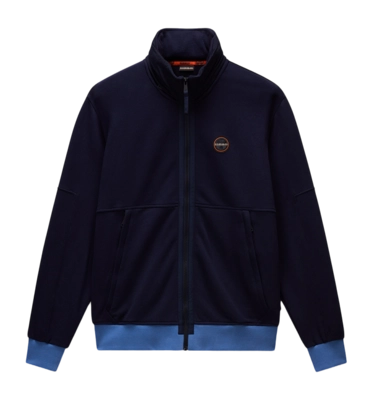 Zip Sweatshirt Napapijri Men Ambra FZH Blu Marine