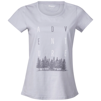 T-Shirt Bergans Femme Adventure Aluminium Solid Grey White