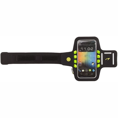 Sportarmband Avento Smartphone LED Schwarz/Silber/Fluor Gelb