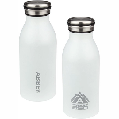Thermal Bottle Abbey Double-Walled Victoria 0.35L White Silver