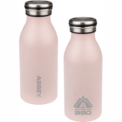 Thermal Bottle Abbey Double-Walled Victoria 0.35L Light Pink Silver