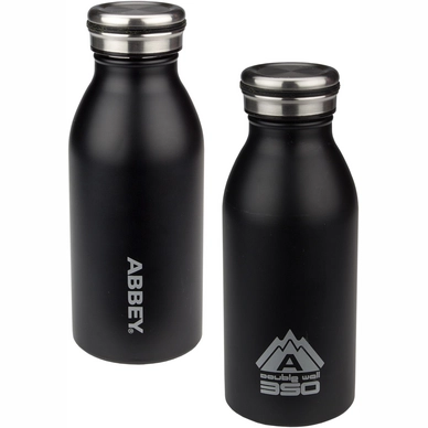 Thermal Bottle Abbey Double-Walled Victoria 0.35L Black Silver