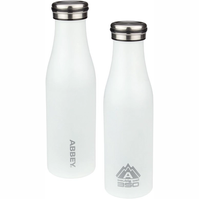Thermal Bottle Abbey Double-Walled Victoria 0.45L White Silver