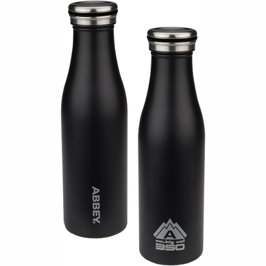 Thermal Bottle Abbey Double-Walled Victoria 0.45L Black Silver