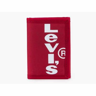 Portemonnee Levi's Oversized Red Tab Trifold Brilliant Red