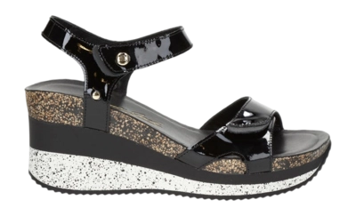 Sandaletten Panama Jack Damen Nica Sport B14 Charol Black