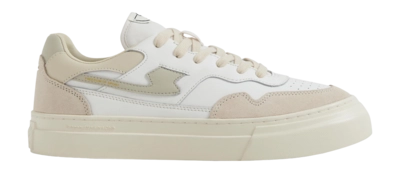 Baskets Stepney Workers Club Homme Pearl S-Strike Leather Spring White