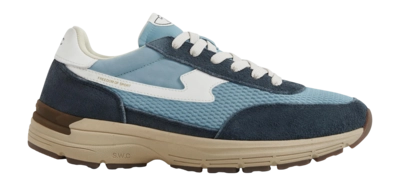 Sneaker Stepney Workers Club Herren Osier S-Strike Geo-Merged II Midnight Blue