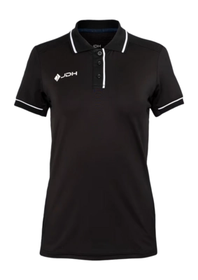 Polo Shirt Shirt JDH Girls Carbon Pro Polo Shirt Black