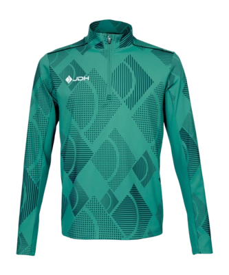 Sporttrui JDH Men Carbon Pro Half-Zip Lush Green