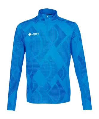 Sporttrui JDH Men Carbon Pro Half-Zip Digital Blue