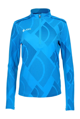 Sportpullover JDH Carbon Pro Half-Zip Damen Digital Blue
