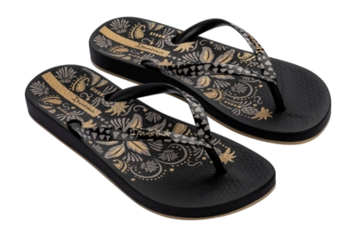 Flip Flops Ipanema Damen Anatomic Nature Black 75