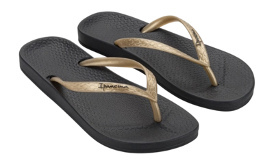 Slipper Ipanema Women Anatomic Tan Black Gold 06