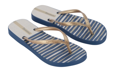 Slipper Ipanema Women Classic Happy Blue Gold 16