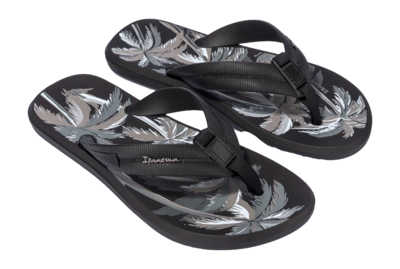 Slipper Ipanema Men Urban Graphics Black Grey 37