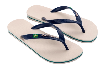 Slipper Ipanema Men Classic Brasil Beige Blue 28